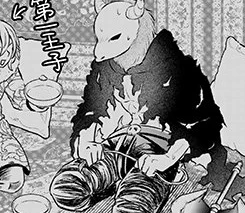 予想外の展開にオロオロしてしっぽを掴む魔王様 