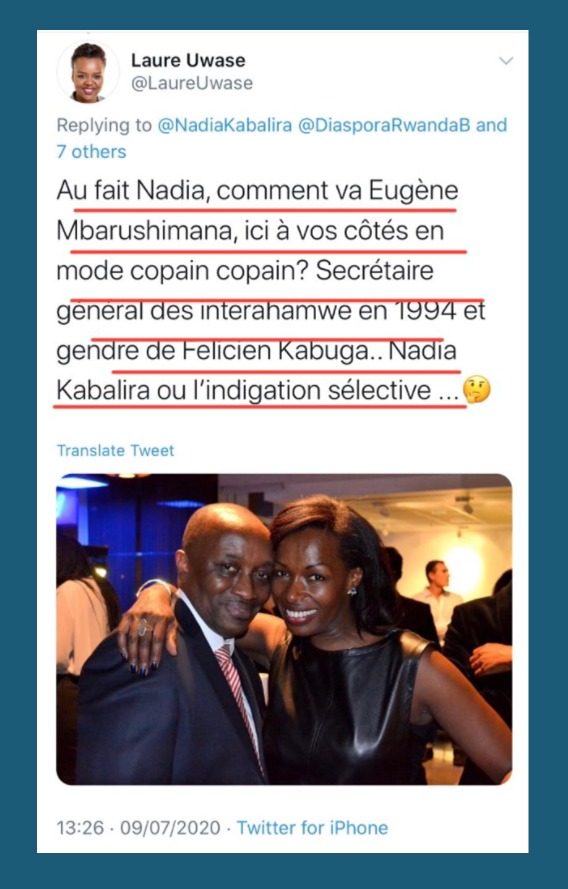 KayitabaSpecios's tweet photo. And @NadiaKabalira has been asked the same question long ago. This was @LaureUwase last time. This #MUKECURU has to revise his #Extremism. She is disgusting. SAD! https://t.co/HsjK3WeUHm