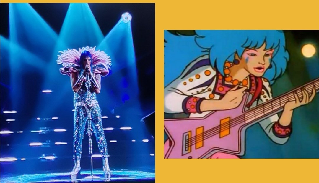 Intanto volevo dirvi che ho molto apprezzato la colta citazione di Jem e le Holograms #achillelauro #Sanremo21