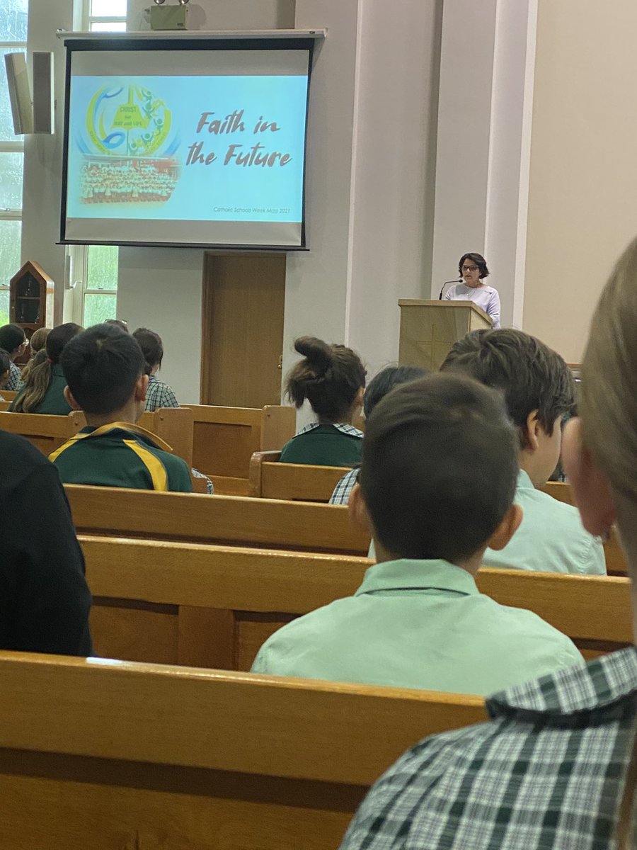 mievdow's tweet photo. Primary students celebrating Mass this morning in honour of Catholic Schools Week. https://t.co/VcTXSrWZzN