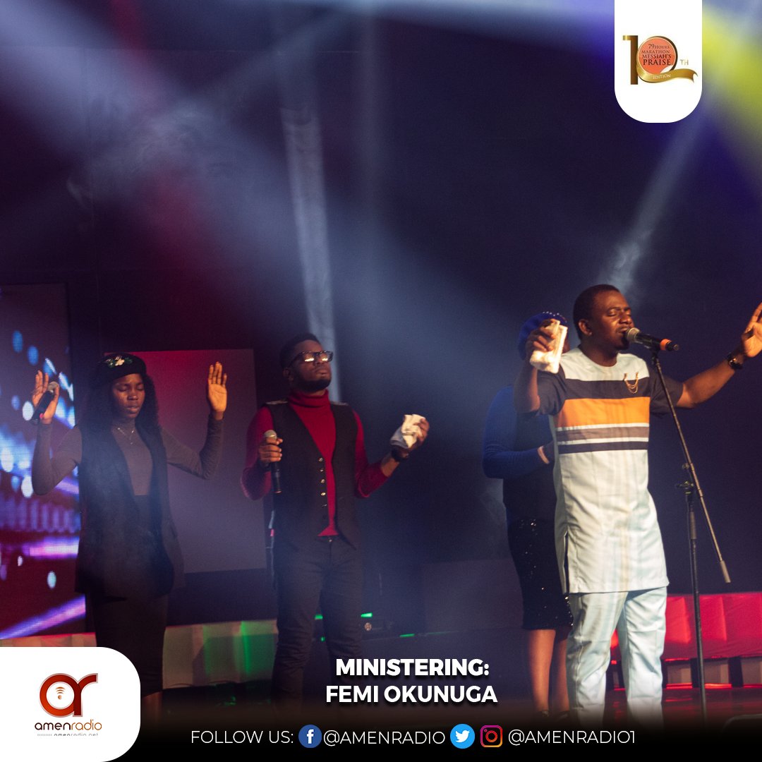 AmenRadio1's tweet photo. We are assured of God's promises by Femi Okunuga | @femiokunuga
♫ Who the Son sets free, is free indeed!! ♫
Watch Live via https://t.co/e0FPyuhZSa
Listen live via https://t.co/avtLyOaSQN
Cc: @TheMMPraise
#BeholdTheKing #MMPRAISEAt10 #AmenRadio #79HoursMMPraise #AmenRadio1 https://t.co/DSU8m5rFHu
