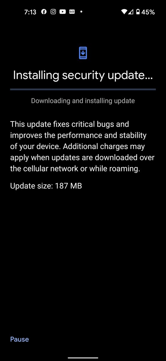 OmariDroid's tweet image. March #PixelSecurityPatch and feature update #Pixel5