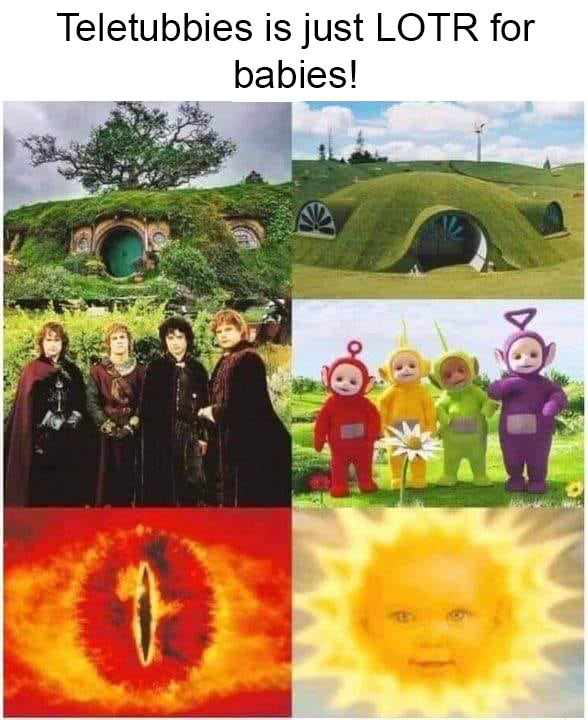FreeEbooksNet's tweet photo. I wish I had never seen this...! 🤣🤣🤣 #LOTR #freeebooks #ReadAcrossAmericaDay https://t.co/Vjyv4GWg0K