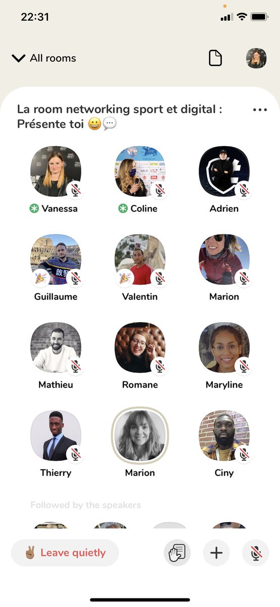 championsdudigi's tweet photo. #Clubhouse Merci à tous pour cette room networking #digisport ,et échanges bienveillants 😀👌

RDV
📅mercredi 18h room #Tiktok

📅Jeudi 13h room réflexion sport « après covid »
+ 19h room influence marketing Trouve ta collab’

📅vendredi 21h30 room 🇬🇧The future of women’s soccer https://t.co/PIMN7bWAso