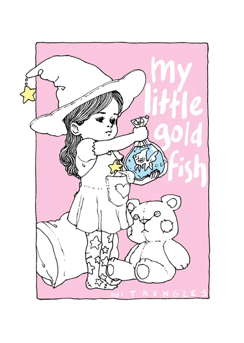My little goldfish. A tiny witch turns her goldfish into a life-size friend. 