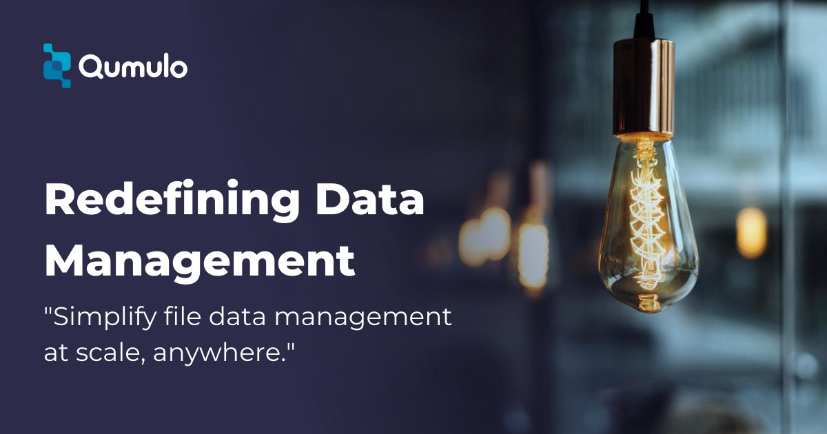 qumulo's tweet image. Read @InsightsAnalytics on #Qumulo: &quot;Redefining Data Management: Simplify management of file data at scale, anywhere&quot; by @ctsmithiii

bit.ly/3uGHIr7  #radicallysimple

#moderndatamanagement #unstructureddata #cloud #cloudcomputing #hybridcloud #filedata