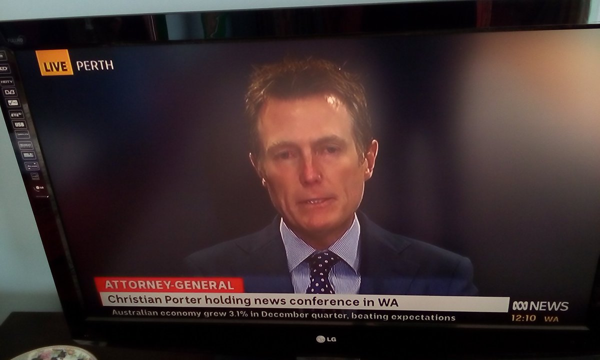 Christian porter attorney general twitter