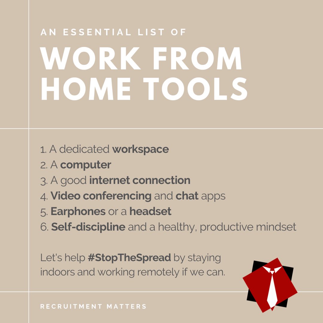 Working from home has become the norm for so many people. Maximise your productivity with these "working from home" essentials.

#workingfromhome
#recruitmentmattersafrica