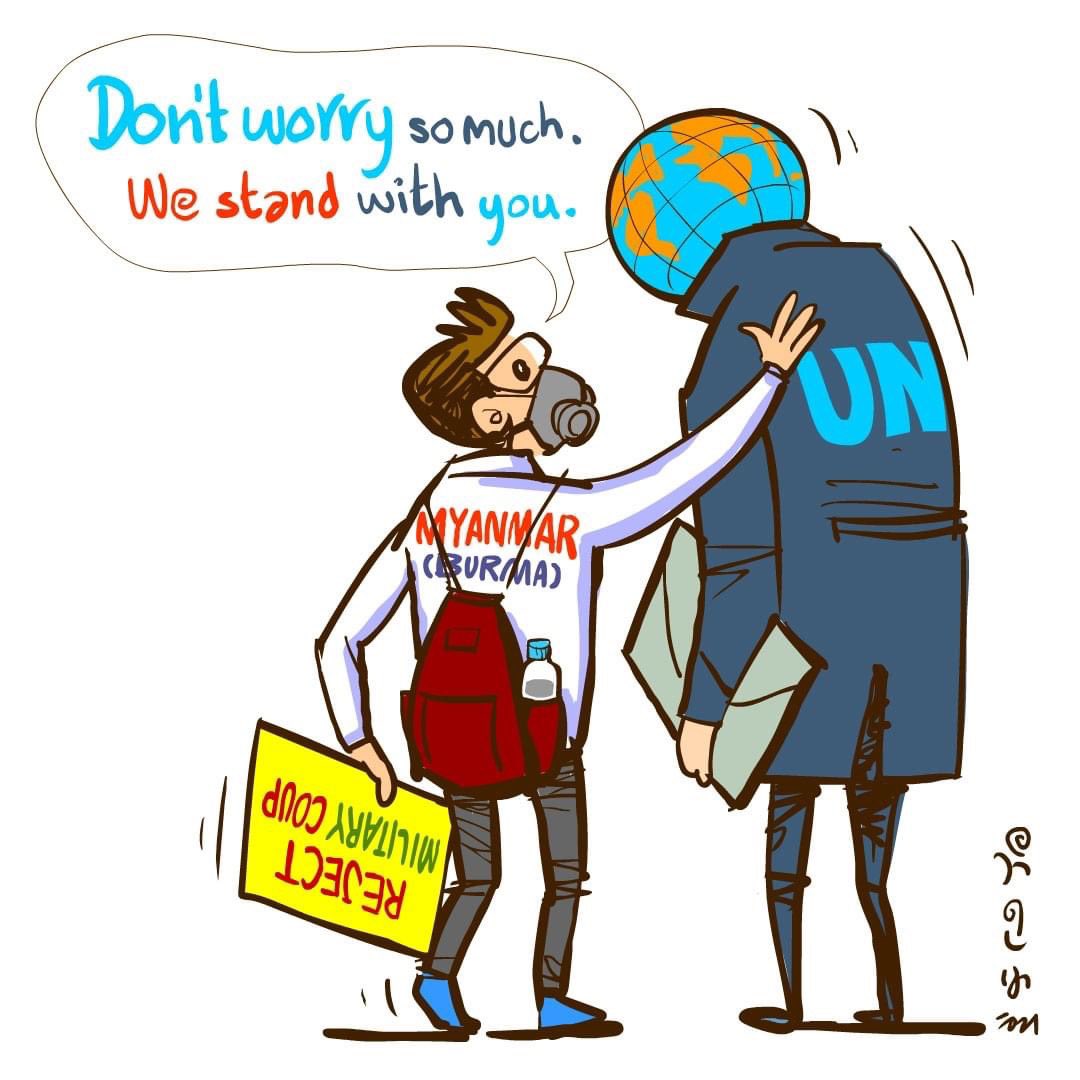 nyinyi_mm's tweet photo. #WhatsHappeningInMyanmar 
#RejectMilitaryCoupInMyanmar https://t.co/ThWPQ4ChOu