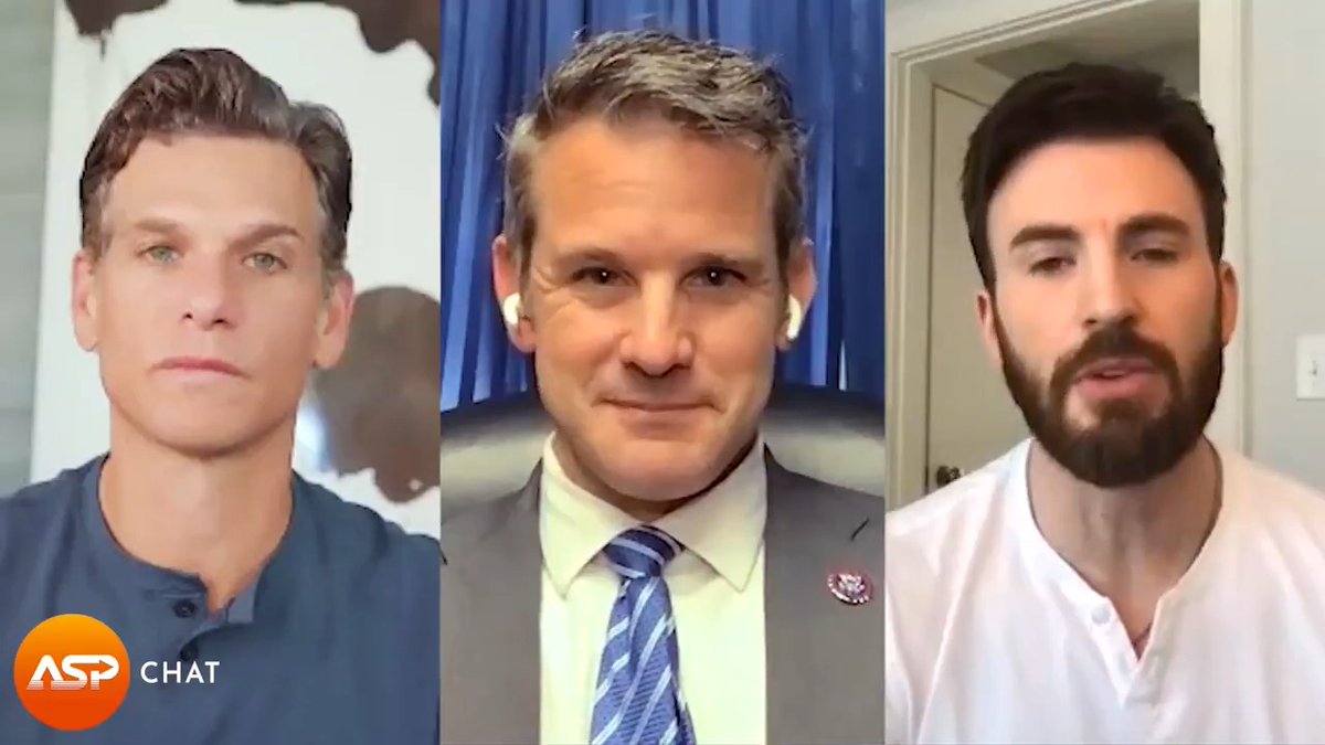 Tomorrow, join @ChrisEvans & @MarkKassen as they talk to Lieutenant Colonel @RepKinzinger about the Capitol attack on Jan. 6th, extremism in the military, domestic terrorism, and more. Tune in for the full #ASPChat at 10AM ET on https://t.co/Alvtgx9j0C https://t.co/8QzCPg4VZ6
