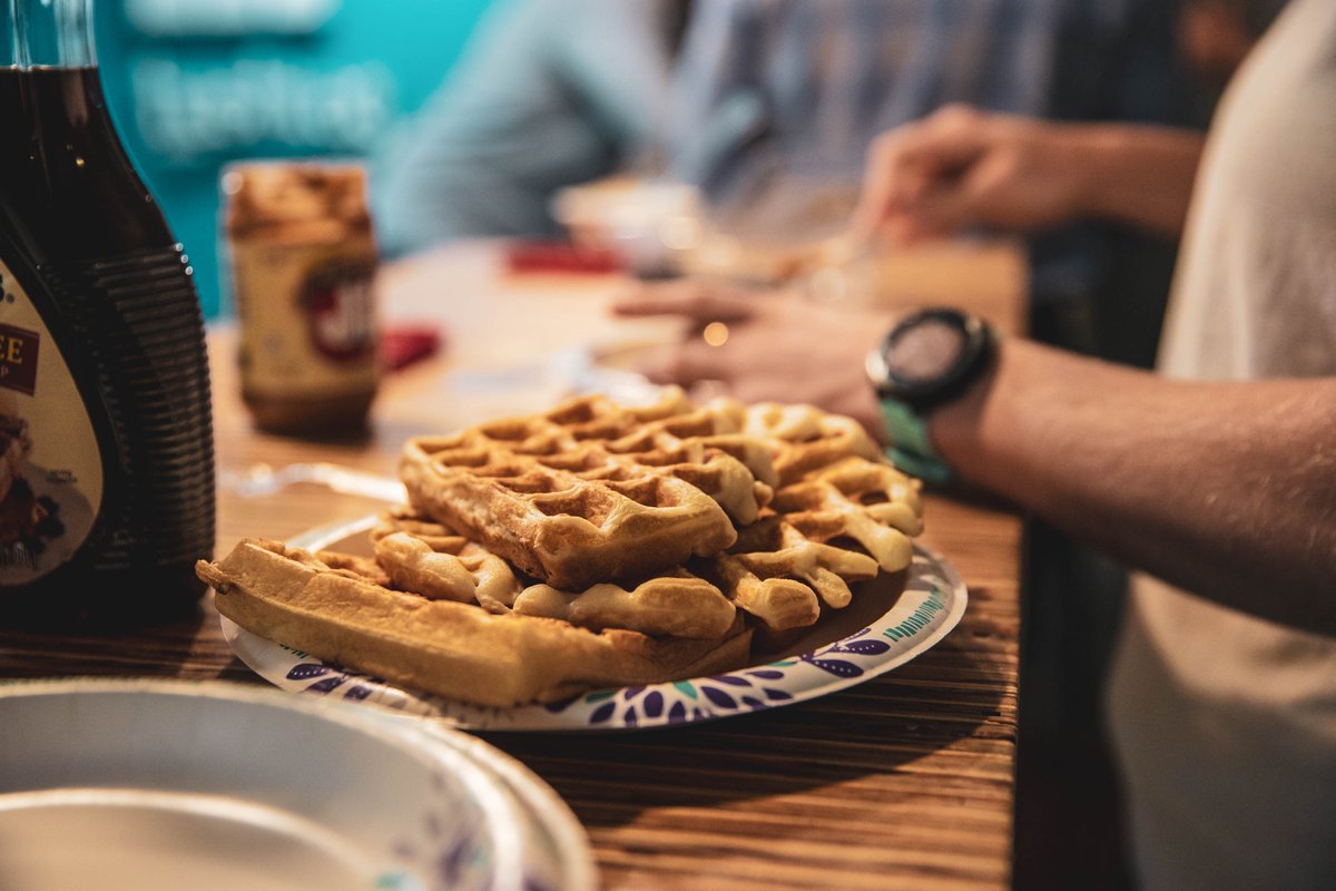 It's a new month, so you know what that means! 🧇 Join us for WAFFLE WEDNESDAY tomorrow, March 3rd, at 9 am! We hope to see you there! ➡️ meet.google.com/gde-kjps-ycb