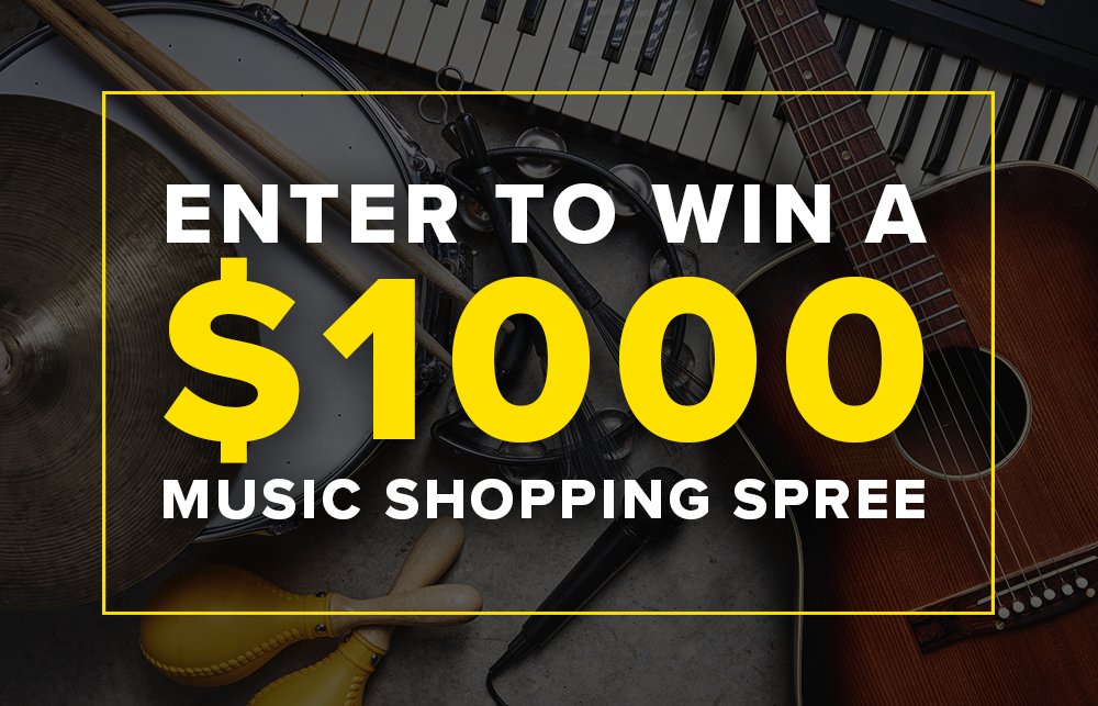 Tom Lee Music Canada (@tomleemusic) on Twitter photo Enter to win a $1000 music shopping spree at <a href="/tomleemusic/">Tom Lee Music Canada</a>! The giveaway runs through March 1st to 31st with multiple ways to enter. Click the link for more details! ow.ly/1rRX50DOmvZ
Tag a friend & tell us what you’d like to spend this prize on if you won! 🥳 Enter to win a $1000 music shopping spree at <a href="/tomleemusic/">Tom Lee Music Canada</a>! The giveaway runs through March 1st to 31st with multiple ways to enter. Click the link for more details! ow.ly/1rRX50DOmvZ
Tag a friend & tell us what you’d like to spend this prize on if you won! 🥳