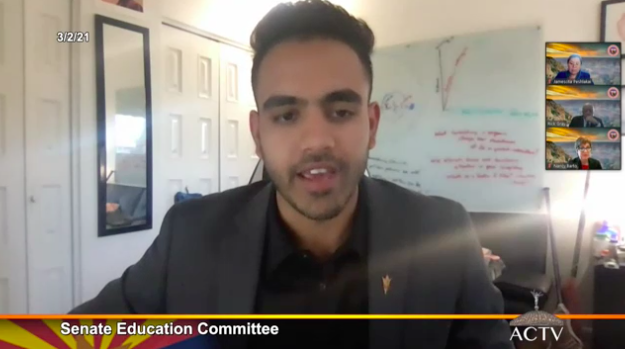 Today, Regents Mata &amp; Dave went before the Senate Education Committee as part of the confirmation process to ABOR. <a href="/UArizonaPres/">UofA Executive Office of the President</a> Robbins also went before the Committee for his appointment to <a href="/AzBoardEd/">Az Board of Ed</a>. These leadership positions are critical to advancing higher education in AZ.