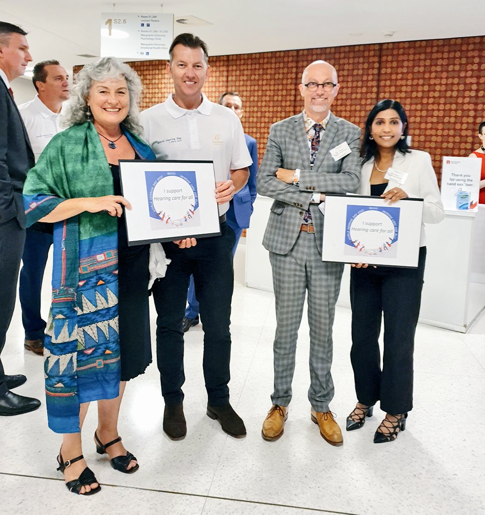 Prof Bamini Gopinath (@baminigopinath) on Twitter photo A privilege to be part of the launch of the first WHO World Report on Hearing on World Hearing Day 2021 with colleagues and Brett Lee the WHO Hearing forum champion #HearingCare #WorldHearingDay <a href="/Macquarie_Uni/">Macquarie University</a> A privilege to be part of the launch of the first WHO World Report on Hearing on World Hearing Day 2021 with colleagues and Brett Lee the WHO Hearing forum champion #HearingCare #WorldHearingDay <a href="/Macquarie_Uni/">Macquarie University</a>