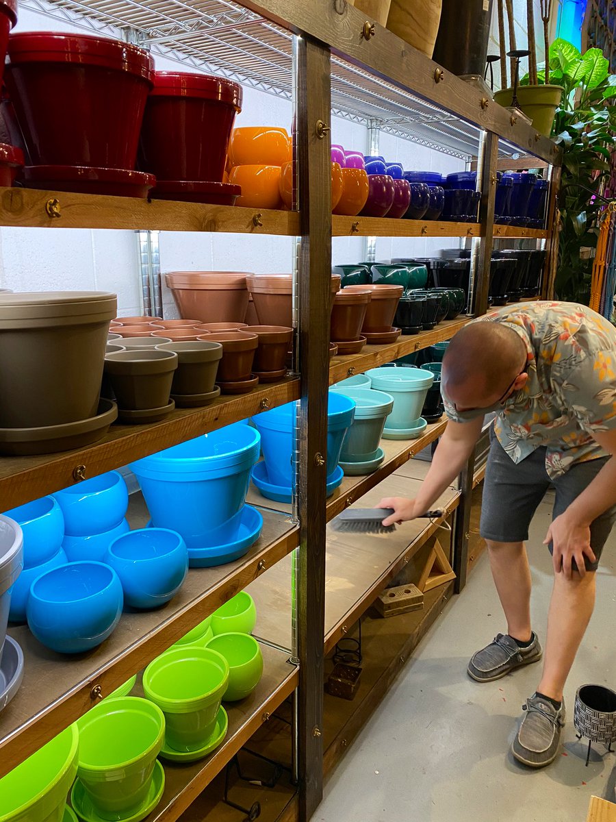 MossTimber's tweet photo. The new pots we just got in are full of color! 🎨 https://t.co/s9YLhez8G9