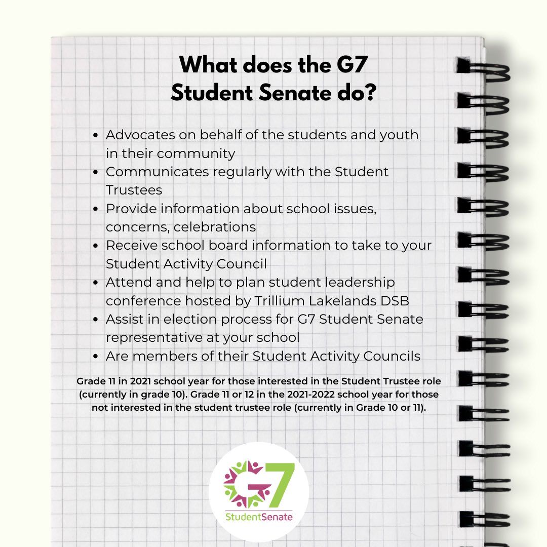 G7 Student Senate tweet media