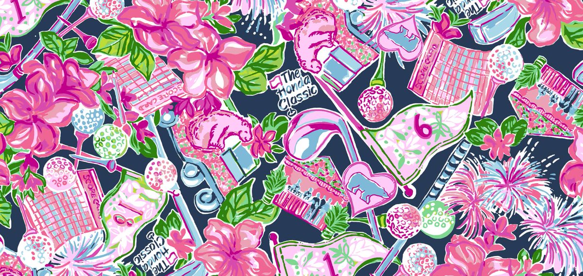 This year's Lilly print! @TheHondaClassic is teaming up with @LillyPulitzer to help the @Nicklaus4Kids