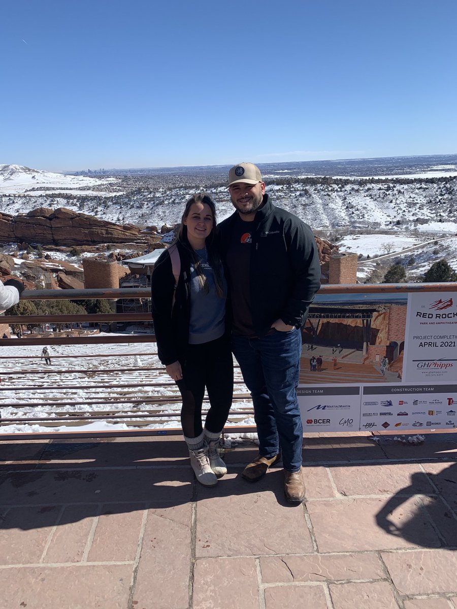 Had an absolute blast out in Colorado this weekend with the wife! First time going out there and definitely won’t be the last. #redrockamphitheater