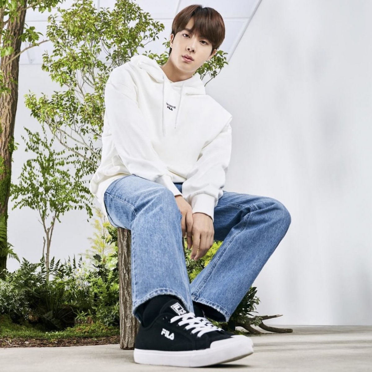 BTS Bangladesh Official 🇧🇩's - "From FILA Korea instagram posts: Jin for 2021 FILA SPRING Collection Like & leave comments with Jin's hashtags 1. 2. 3. #방탄소년단진 #진 #