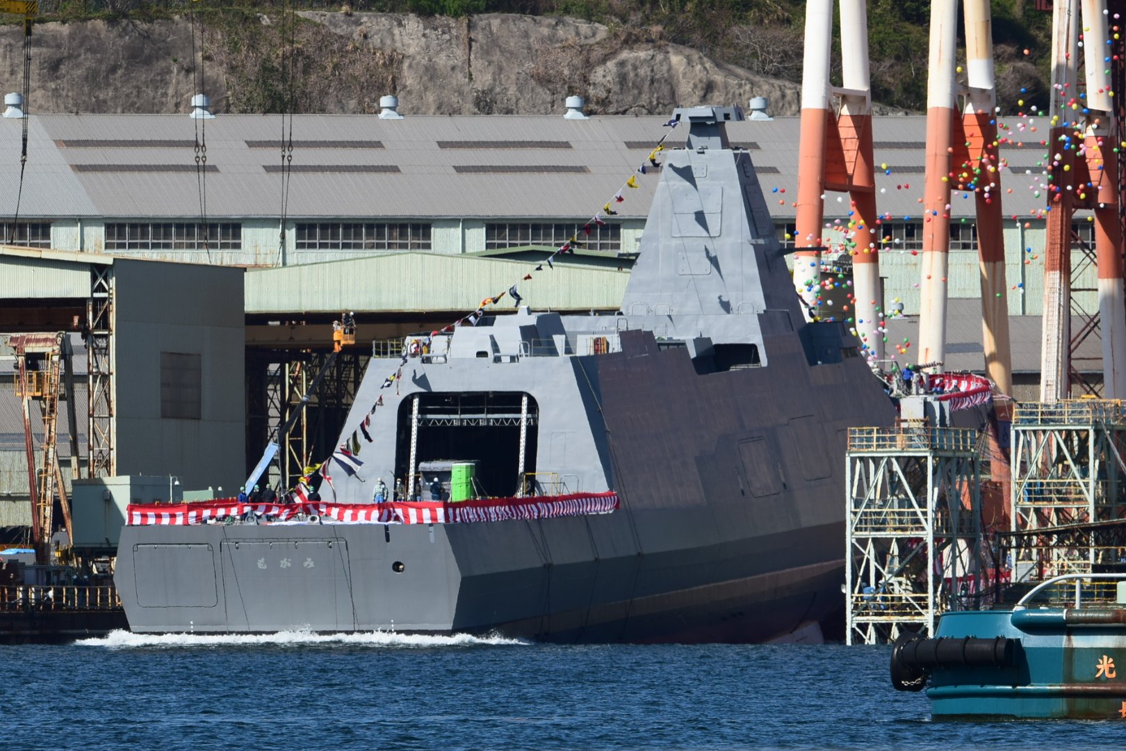 ナカムラ 祝 護衛艦もがみ 進水 週刊安全保障 もがみ型護衛艦 3900トン型護衛艦