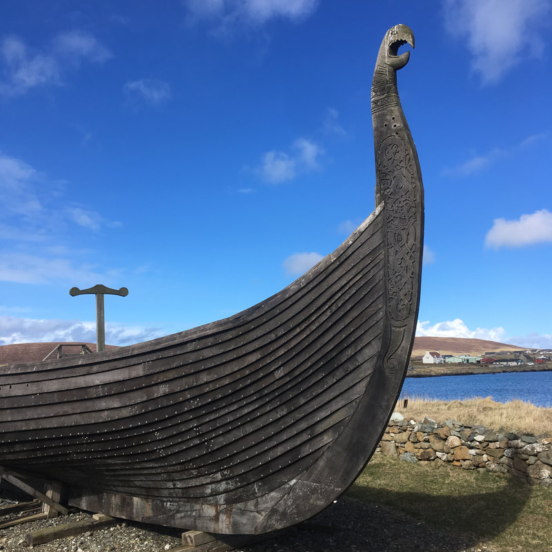 Our Viking History. We were captured by Danish Vikings who then mixed with the Picts who'd been living here, they brought Paganism, Old Norse, and many traditions. Our History in general.