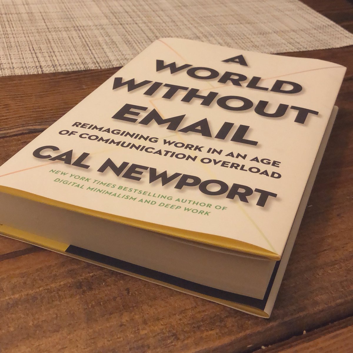 chitocardenas's tweet photo. It’s here!!
I will read it when I finish going through my inbox. I’ll tweet out any highlights worth sharing to benefit those who follow.
#worldwithoutemail 📧
@CalNewport2 #reading #inspiration https://t.co/5U9W5nQyyT