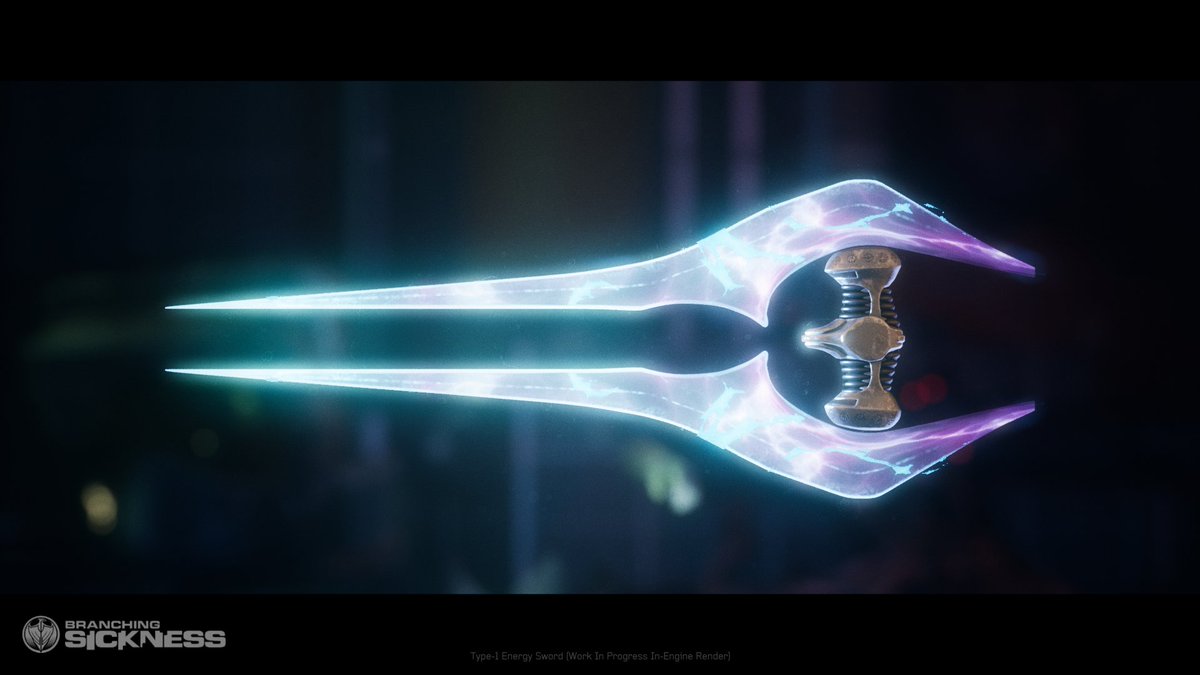 The sickness spreads like vines. Use this to cut them down. 

An in-engine render of our Type-1 Energy Sword.

#KeepWhatYouSteal