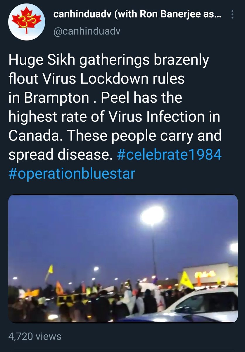A Canadian "Hindu advocacy" organization is openly claiming that Sikh genocide should be celebrated.