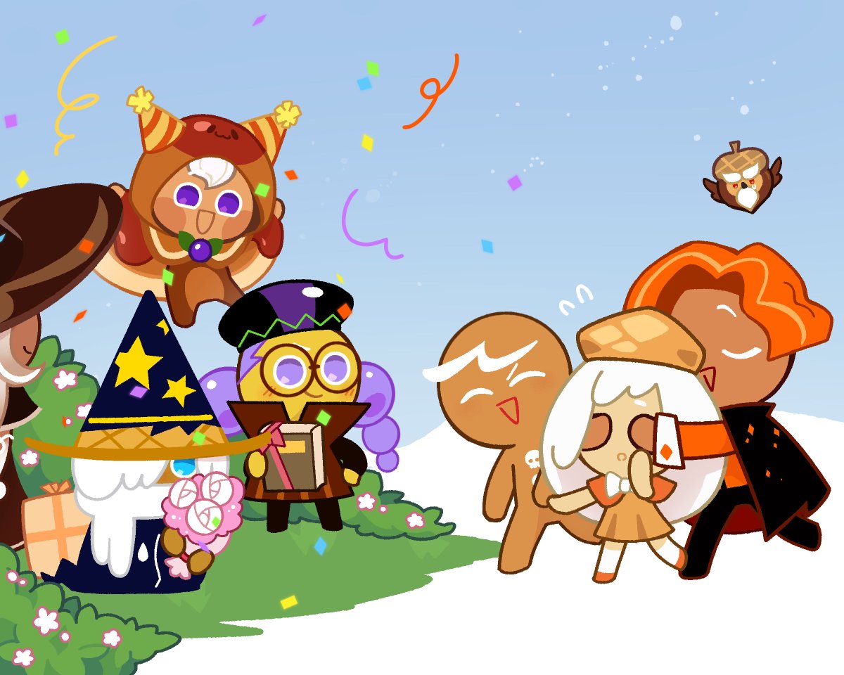 CookieRun's tweet photo. 쉿!🤫 서프라이즈! 
정식 마법사가 된 걸 축하해, 슈크림아~!🥳🎉 
#노력은보답받는다쿠
#절대포기하지말자

🤫Shh! ... SURPRISE!  
Congratulations on becoming a real wizard, Cream Puff Cookie! 🥳🎉 
#EffortPaysOff #NeverGiveUp https://t.co/8D3ozSp4Tt