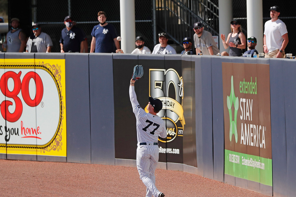 Clint Frazier's defensive confidence is at all time high