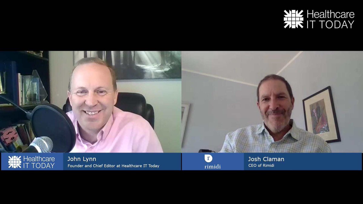 Medigy (@medigy1) on Twitter photo <a href="/JoshClaman/">Josh Claman</a>, CEO of <a href="/Jointherimidi/">Rimidi</a> shares his view on the #RPM market, how the #pandemic has impacted RPM & what that portends for the future, and what it takes to be successful with RPM and #CCM. <a href="/techguy/">John Lynn</a> <a href="/hcittoday/">Healthcare IT Today</a> <a href="/HealthcareScene/">Healthcare Scene</a>
#RPM #CCM #COVID19
buff.ly/3kJnMiL <a href="/JoshClaman/">Josh Claman</a>, CEO of <a href="/Jointherimidi/">Rimidi</a> shares his view on the #RPM market, how the #pandemic has impacted RPM & what that portends for the future, and what it takes to be successful with RPM and #CCM. <a href="/techguy/">John Lynn</a> <a href="/hcittoday/">Healthcare IT Today</a> <a href="/HealthcareScene/">Healthcare Scene</a>
#RPM #CCM #COVID19
buff.ly/3kJnMiL