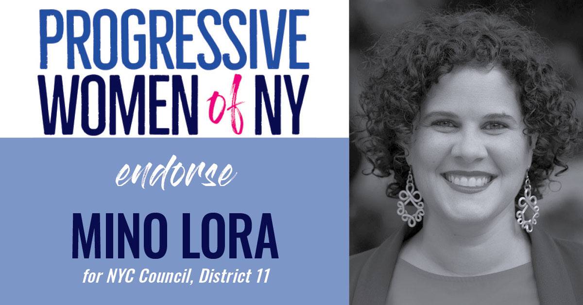 We are thrilled to endorse @MinoForTheBronx in the March 23 special election to represent the Bronx in District 11 of the NYC Council. 

You can find out more about Mino and her candidacy, ways to get involved, and how to help get her elected at minoforthebronx.com
