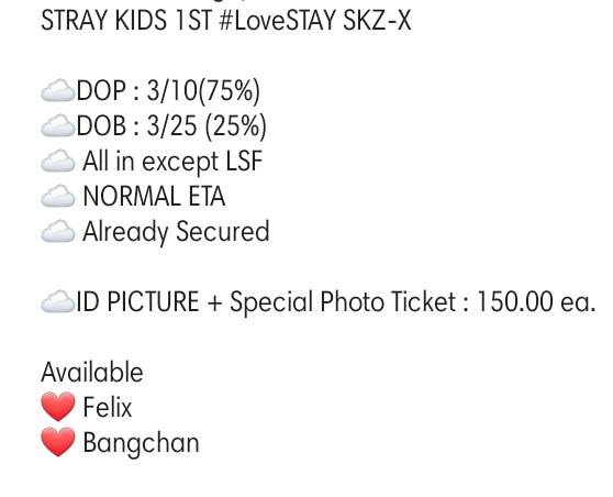 czennieeee's tweet photo. HELP RT 🤗
REMAINING TINGI
💚Mostly are secured just see the photo for info
⭕ SKZ : LOVE STAY
⭕ SVT : GOING MAGAZINE PC
⭕ NCT : Back to School Kit
⭕ NCT DREAM PHOTOBOOK 

- DOP : 3/9 
- ALL UNDER NORMAL ETA
kindly reply Mine + Item or dm https://t.co/pmxsp9u0ra