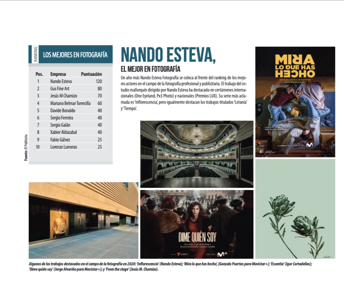 Esta distinción me hace especialmente feliz en este año de malas noticias, un reconocimiento que nos anima a seguir creciendo y desarrollando mi creatividad en cada campaña publicitaria.
 
Muchas gracias <a href="/elpublicistacom/">El Publicista</a>