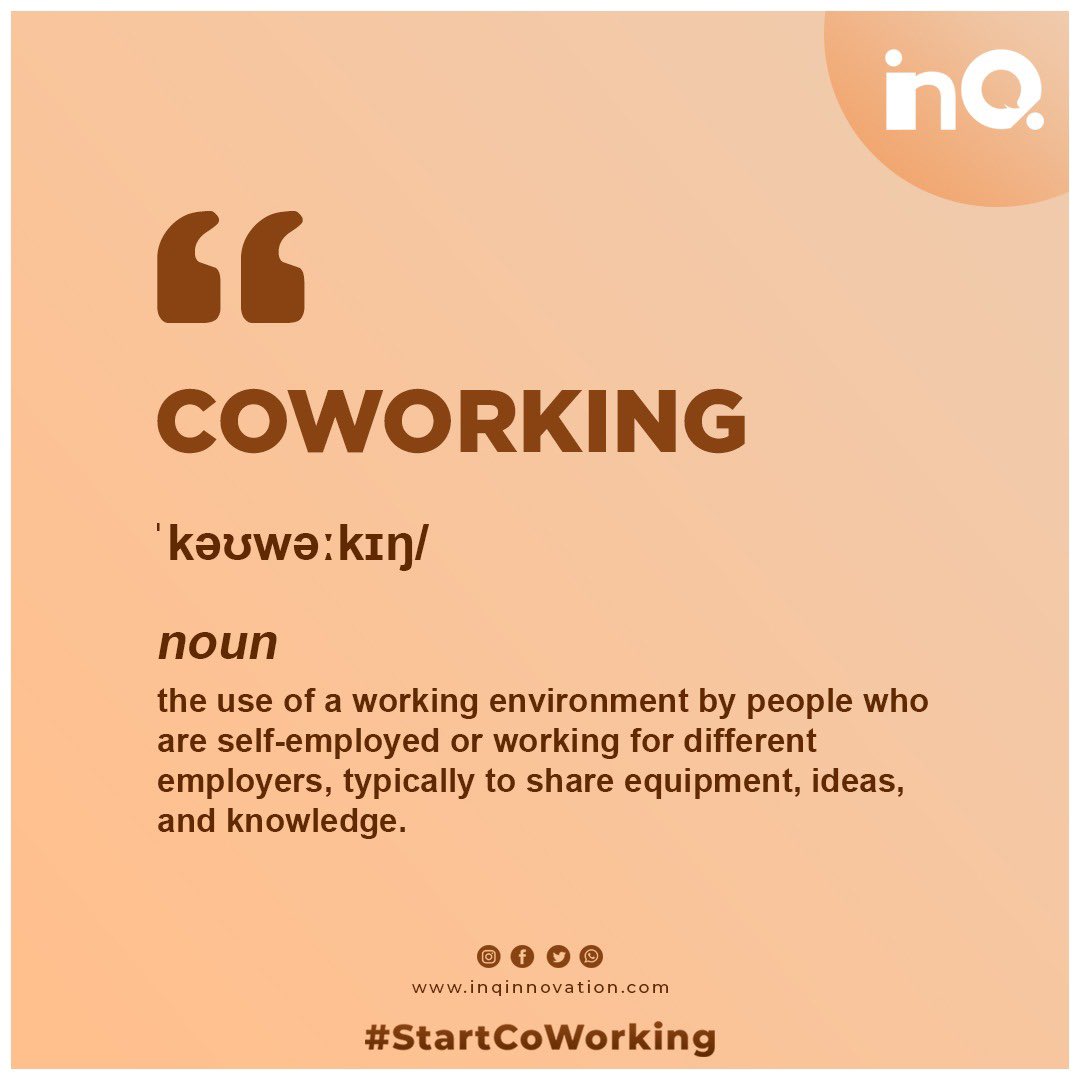 Clarifying all the doubts to FAQs, in the simplest way.
CO-WORKING DEFINED.

For further info, dial: 
+919539355583 / +919539355510

#startcoworking 
#officespaces #officeculture #officelife #coworkingspaces #coworking #coworkinglife #cowork #officespace #sharedworkspace