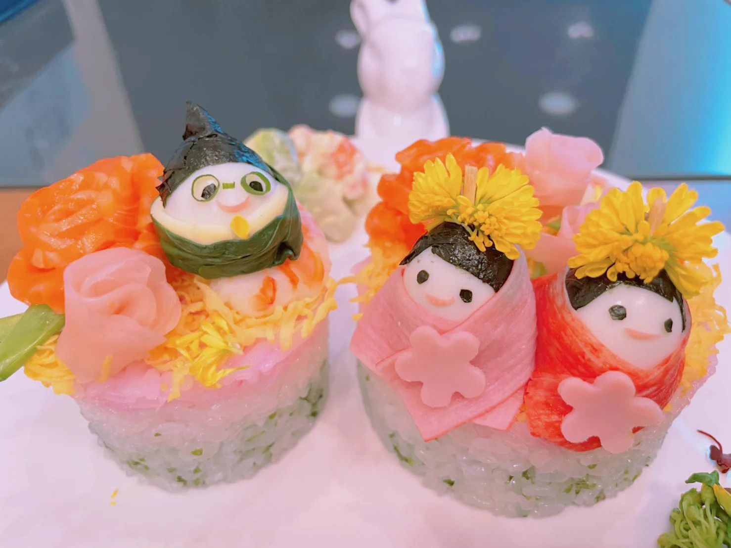 奥様力作！ひな祭りでのちらし寿司がかわいすぎる