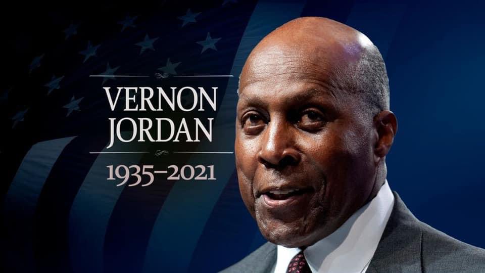 Vernon Jordan RIP. He was a pioneer in my hometown before he was a DC icon. Born into public housing in ATL, graduated college as the only black in a class of 400 students, helped further desegregate UGA, survived a murder attempt, advised numerous Presidents since LBJ.