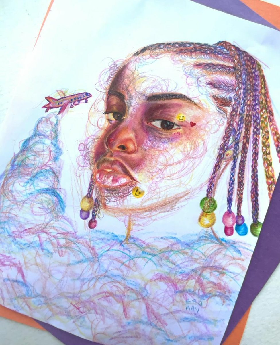 moniismuse's tweet photo. @skaijackson Hello Skai, I'm a 17 year old black artist. If you see this can you rt or like my art please💖 https://t.co/lbNqN5KLR1