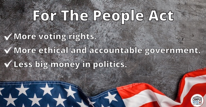 CampusVote's tweet image. This bill is expected to be voted on by The U.S. House this week, possibly even as soon as tomorrow! 

Visit our new Advocate page to learn more about the bill and to contact your elected officials and let them know where you stand on H.R. 1!

campusvoteproject.org/advocate