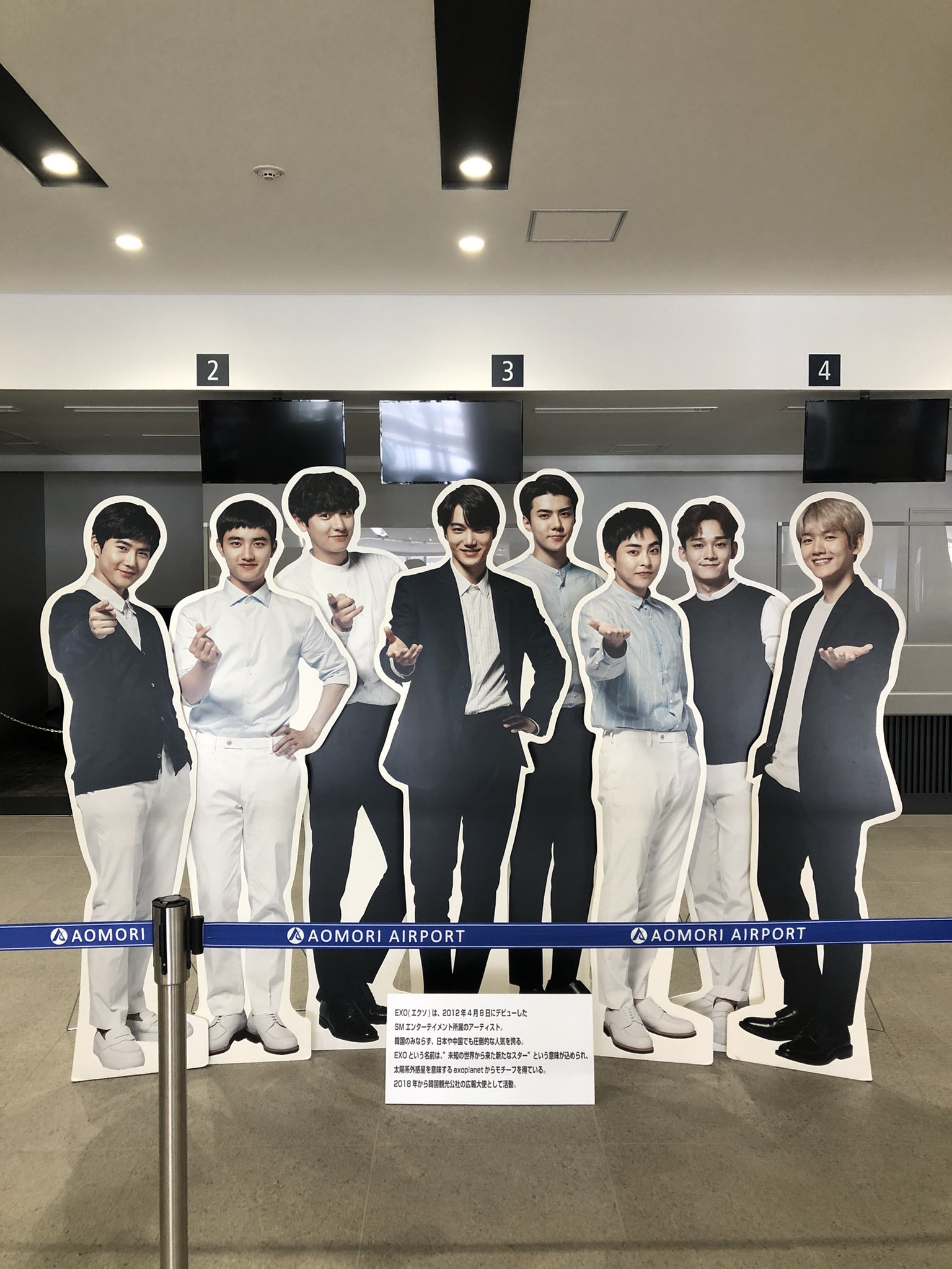 きらいちご 青森空港 Exoパネル Exo 青森空港 きらいちご 青森空港 Exoパネル Exo 青森空港