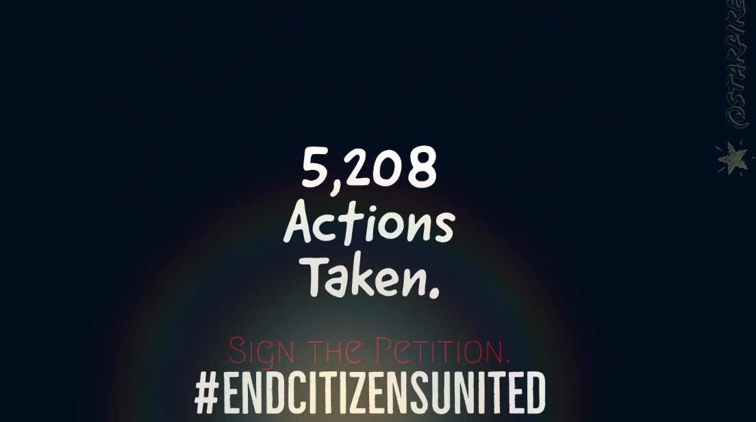 C82477's tweet image. dailykos.com/campaigns/form… Awesome work, but has your family signed it? ⚡️

Great move by @amyklobuchar!! Let's help her get #EndCitizensUnited passed. #DW4USA #Demforce