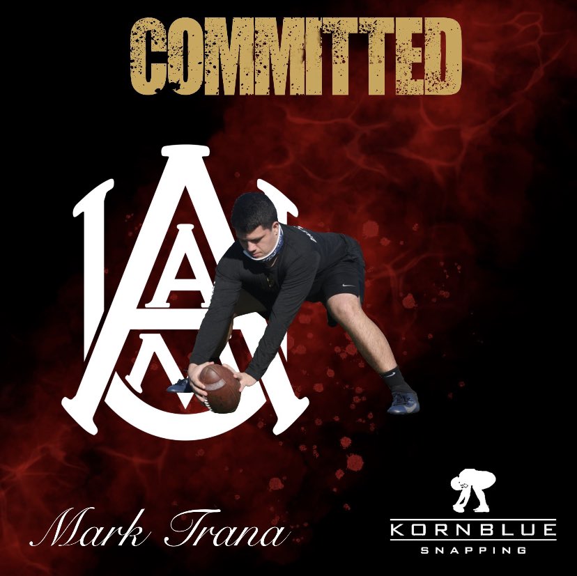 MTrana2002's tweet photo. 100% committed to Alabama A&amp;M! @cjh_4_life @KornblueKicking @J_Nash54 @larryblustein @AAMUBulldogs @CoachFredT @jptfootball2020 @JPTAthletics @AamufbR https://t.co/Y1mgbWanv2