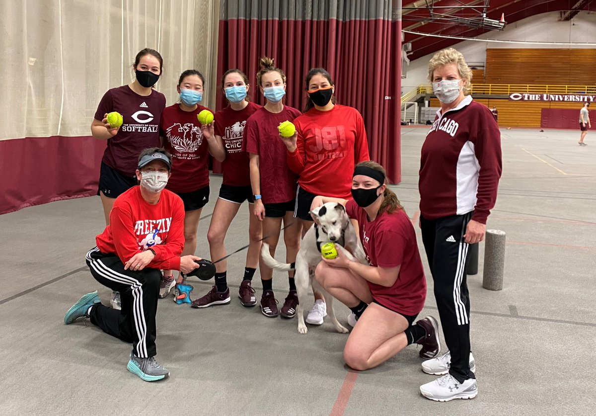Celebrating Special Olympics Respect Week at Softball practice!  You can't mask respect!  We are better when all are included and respected!  @ChicagoMaroons <a href="/UofCWaa/">WAA</a>  #CantMaskRespect #UnifiedGeneration #ChooseToInclude #respectweek2021