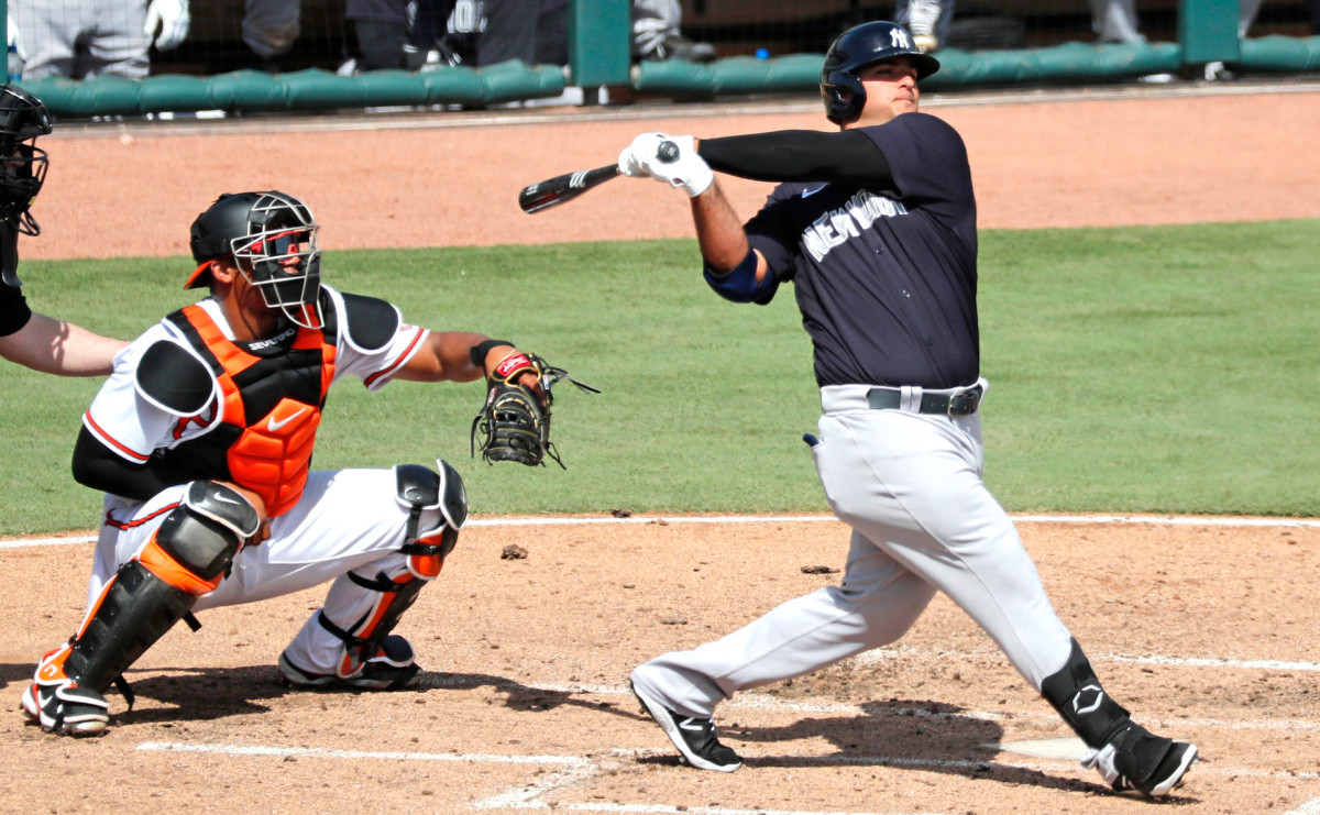 Yankees' Mike Ford makes early statement in bench competition