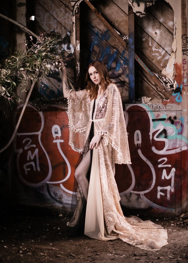 Loving these #weddingideas! Edgy Rock Princess Bridal Portraits  from <a href="/StorybrdWedding/">Storyboard Wedding</a> captured by #LilysandHorns... aislesociety.com/post/edgy-rock…