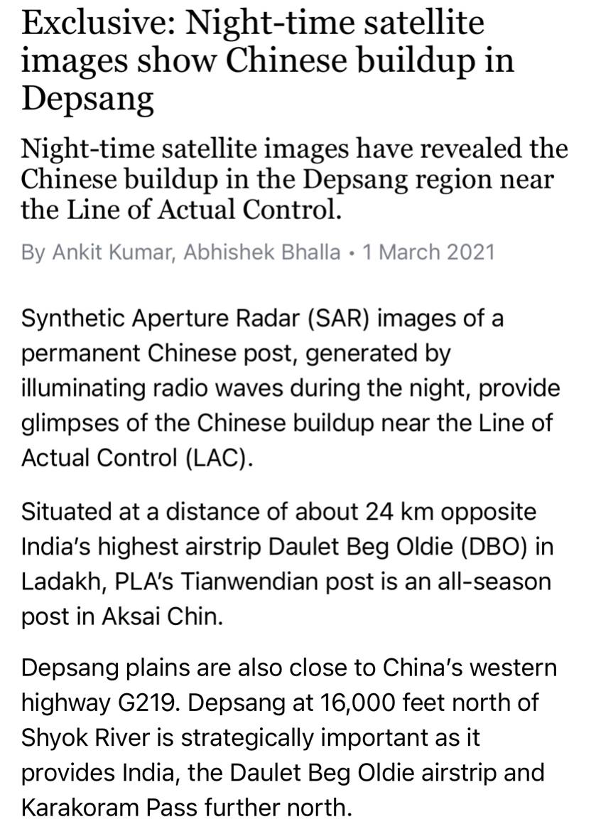 RahulGandhi's tweet photo. China mobilized its conventional &amp; cyber forces to threaten India. GOI buckled. 

Mark my words, our land in Depsang is gone and DBO is vulnerable. 

GOI’s cowardice will lead to tragic consequences in the future. https://t.co/zkLIEg850I