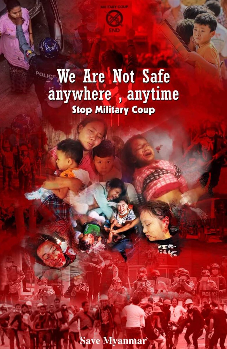 It is not a massacre.
It is murder.
Strongly condemned.

#CrimeAgainstHumanity
#whatshappeningnowinmyanmar #HowManyDeadBodyNeedForUNtoTakeAction