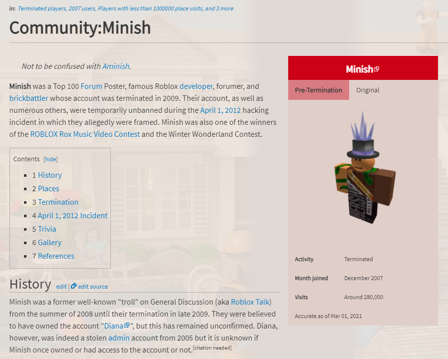 Old Roblox Facts on X: (This is where it get's more complicated, I might  get a fact wrong here but I hope you understand.) On the forums, User  Minish and Merely got