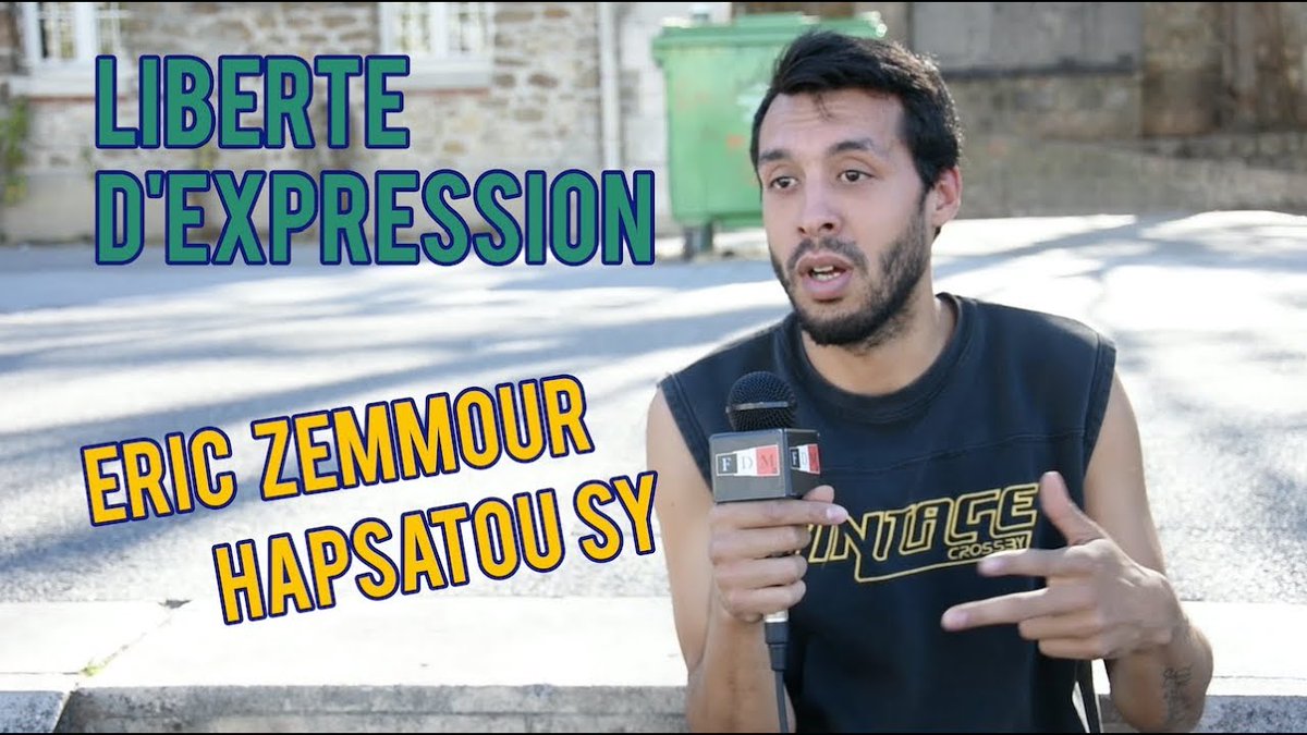 #FDMTV s'était interrogé sur la liberté d'expression et Eric #Zemmour (re)voir ce micro-trottoir ici =&gt; urlz.fr/f2TZ
#Zemmour2022 #cnews #Facealinfo #Algerie
