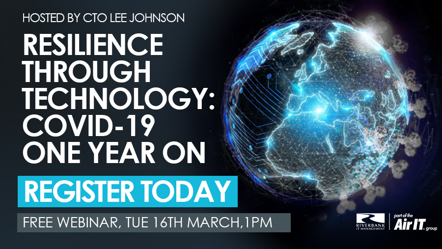 👩‍💻 The pandemic has meant that #technology is more important than ever. In our webinar, <a href="/AirITLtd/">Air IT Ltd</a> Lee Johnson will discuss how #DigitalTransformation strategies have evolved and what the future workplace may look like. Sign up here: bit.ly/3uoWuTp